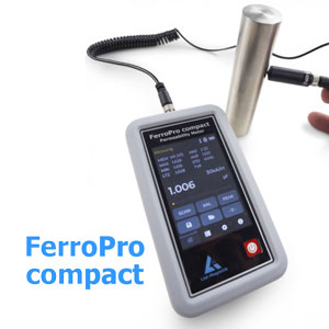 Magnet permeability meter FerroPro compact